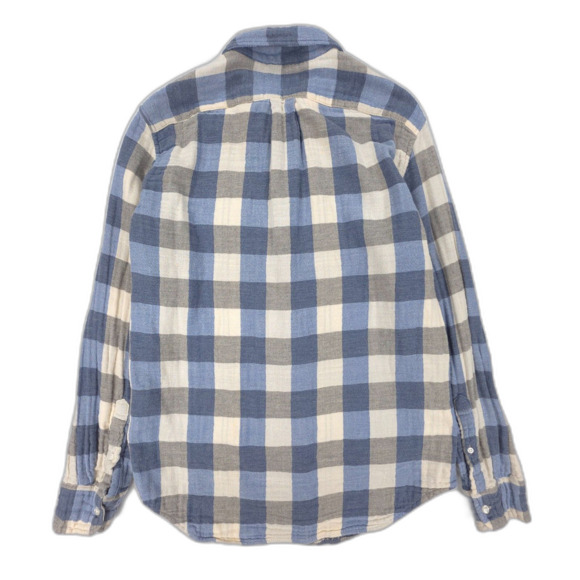 J CREW Slim Double Layered Shirt Jacket Flannel Old Money Western Casual Plaid - Picture 6 of 9